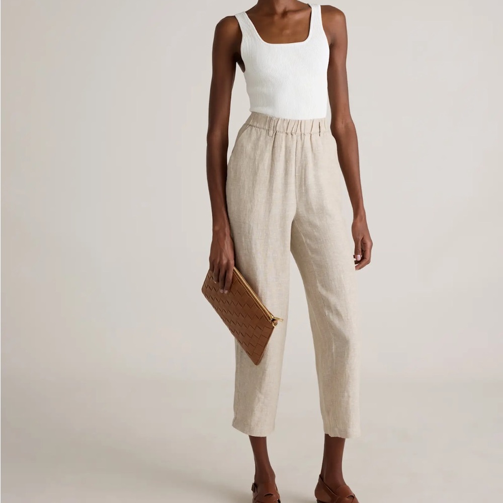 NWOT Quince 100% European Linen Pants
